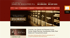 Desktop Screenshot of jameswmallonee.com